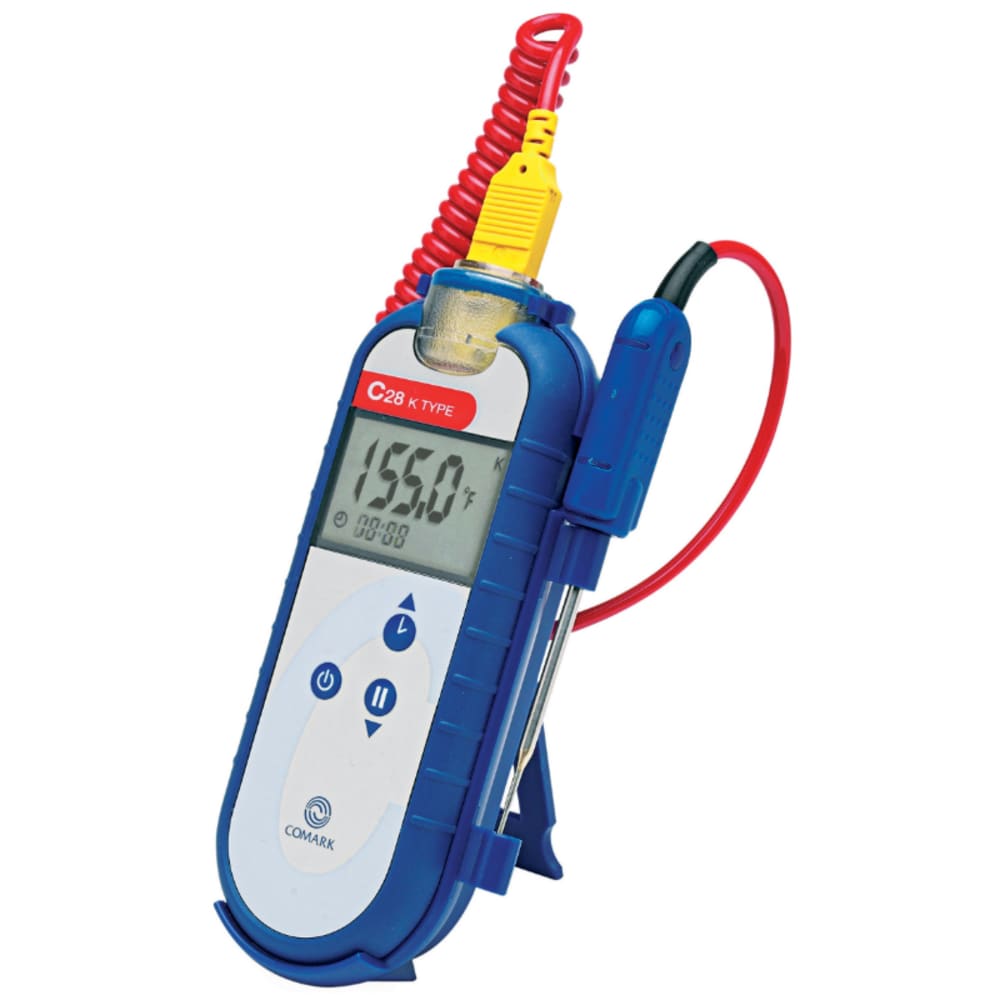 Antimicrobial Waterproof Type K Thermocouple Food Thermometer (Comark C48)