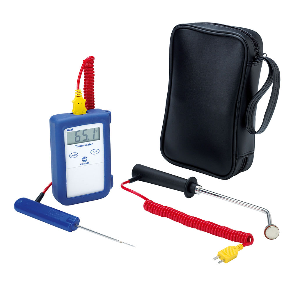 Taylor 9840RB 4 5/8 Digital Pocket Probe Thermometer with Rubber Boot