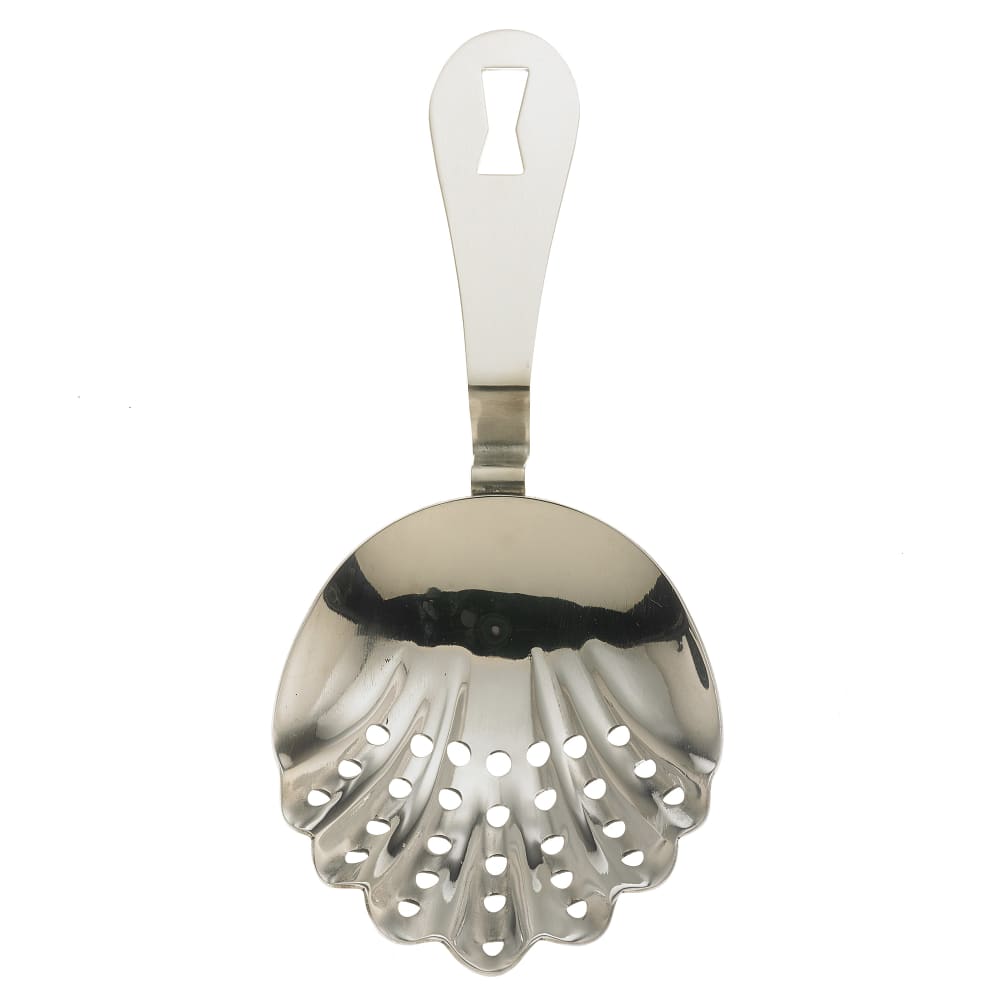 Barfly M37029 7" Scalloped Julep Strainer, Stainless