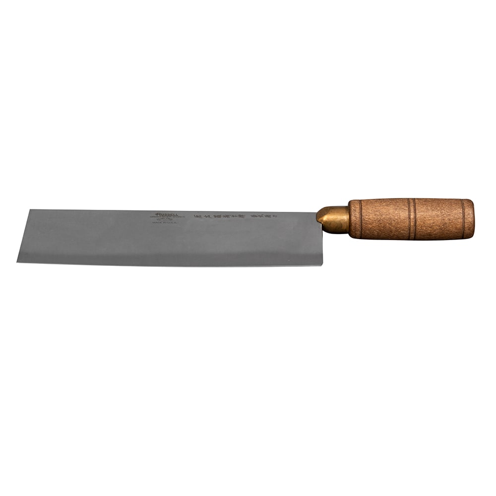 Dexter Russell 8915 8" Chinese Chef's Knife w/ Walnut Handle, Carbon Steel