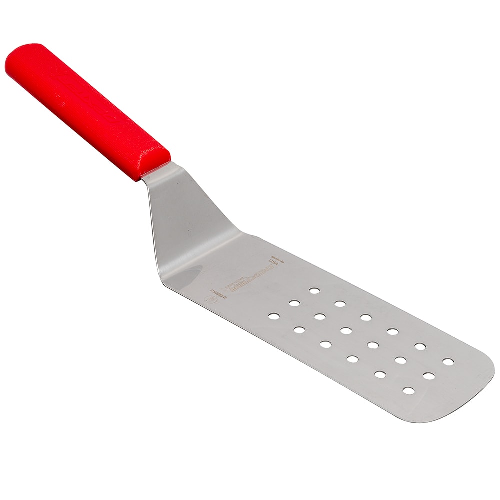 Turner/Spatula, 14-1/4 , Stainless Steel, Perforated, Thick