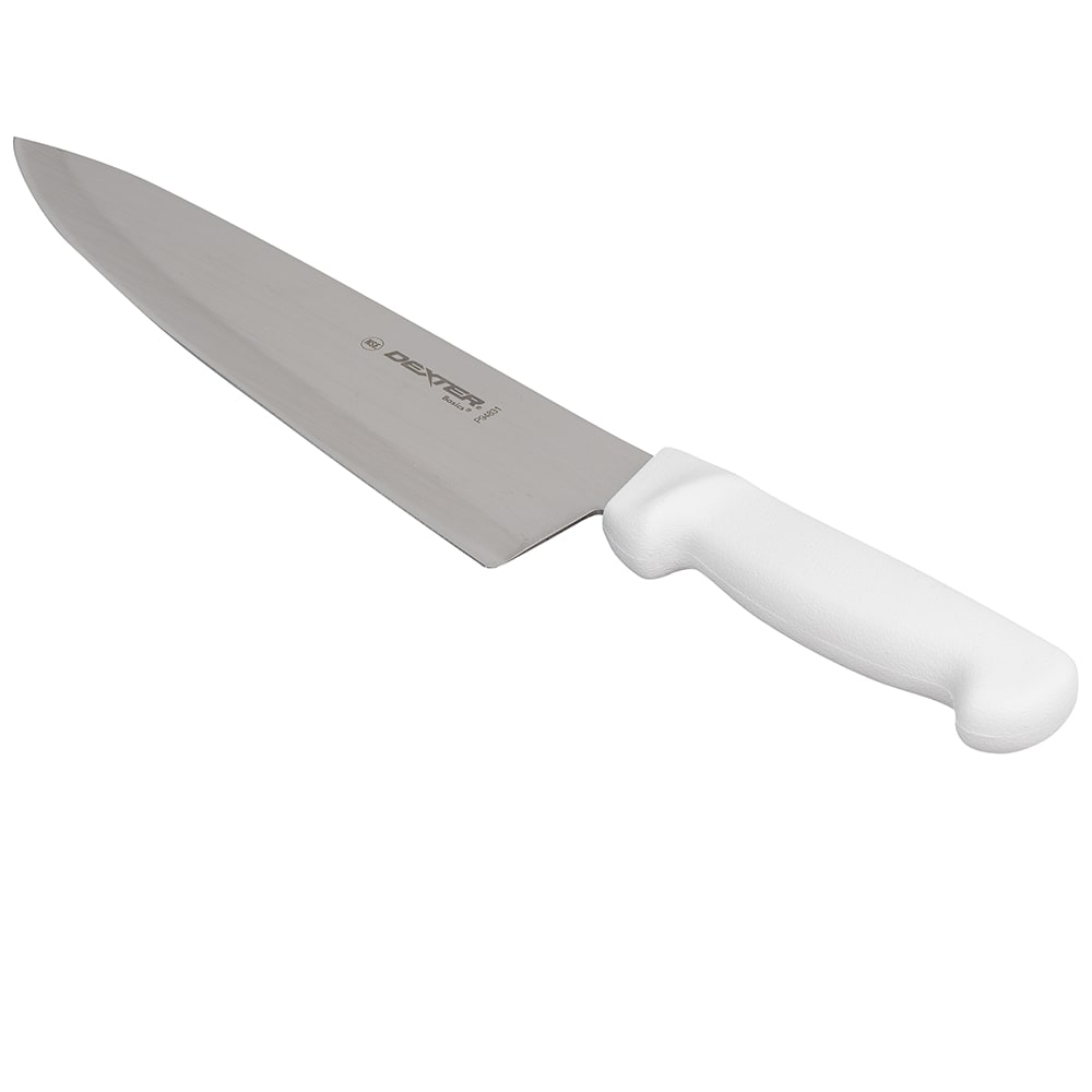 Dexter Russell P94831 10" Chef's Knife w/ Polypropylene White Handle