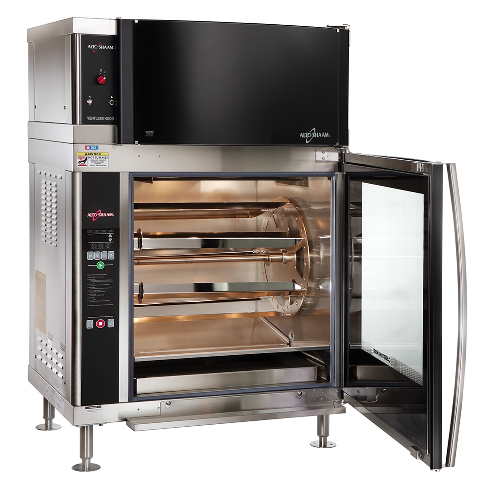 AltoShaam AR7EVHDBLPANE Electric 7 Spit Commercial Rotisserie, 208v/1ph
