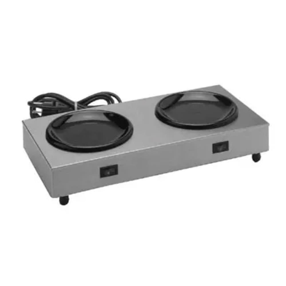 Coffee Warmer Step-Up Double Burners, 200W