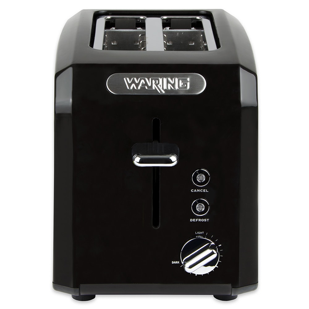 Waring CTT200BK Toaster Oven w/ Cool Touch Housing & Shade Control, (2) 1.3" Slots, Black