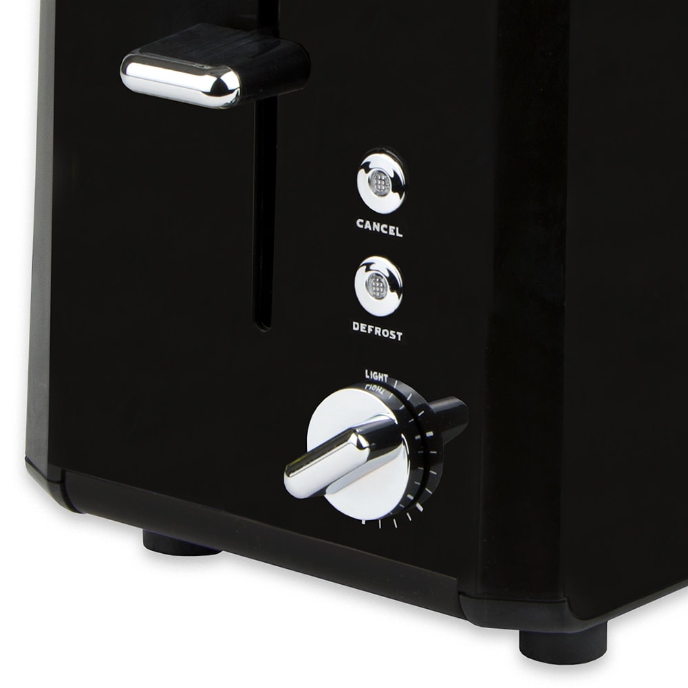 Waring CTT200BK Toaster Oven w/ Cool Touch Housing & Shade Control, (2) 1.3" Slots, Black