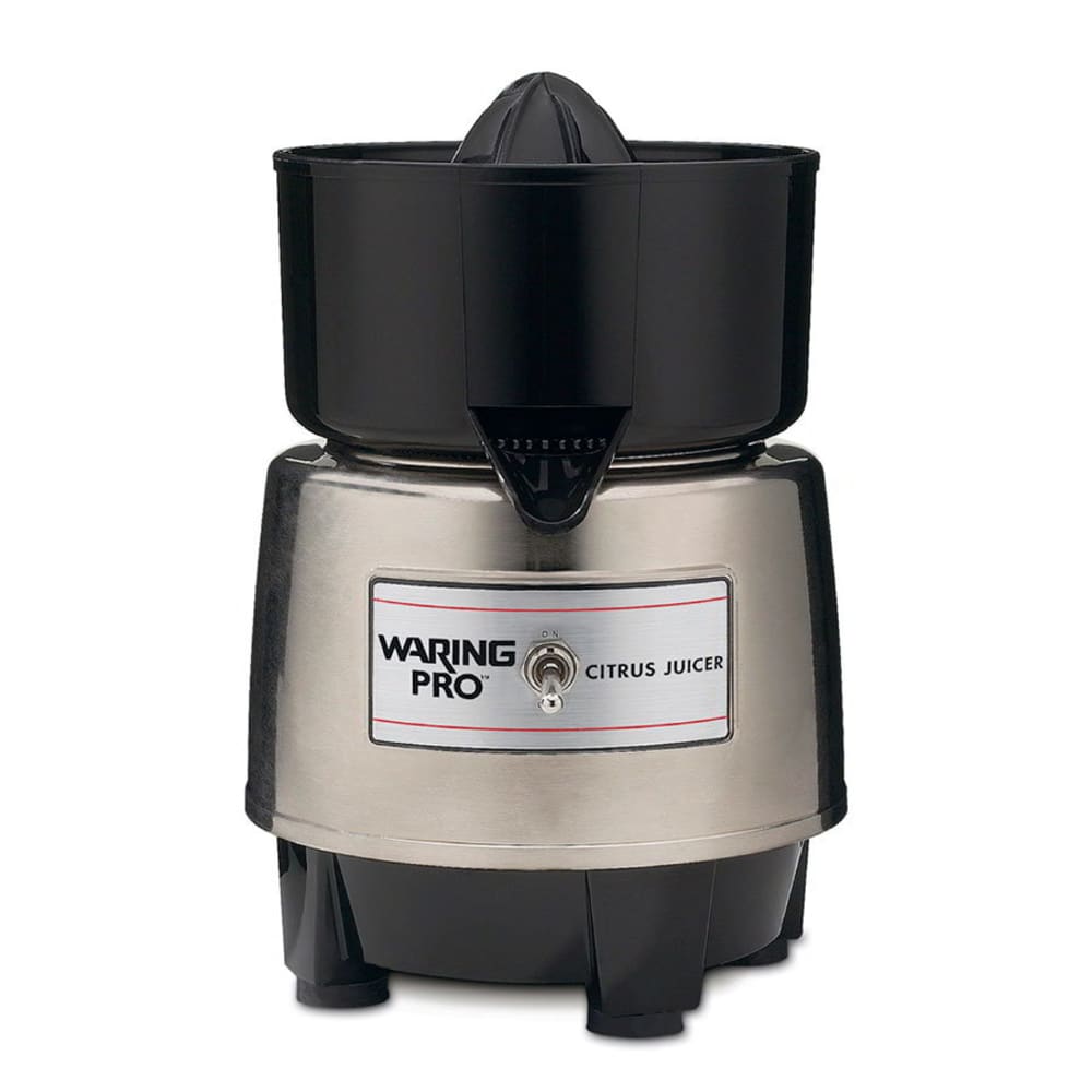 Waring PCJ218 Citrus Juicer w/ Heavy Base for Extra Quiet Operation