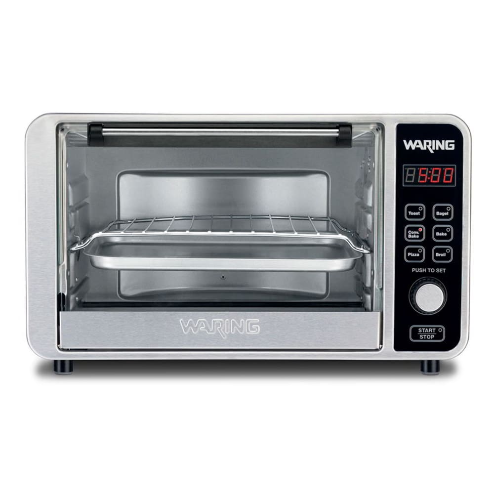 Waring TCO650 Convection Oven w/ 60min Timer & LCD Display, Holds 6