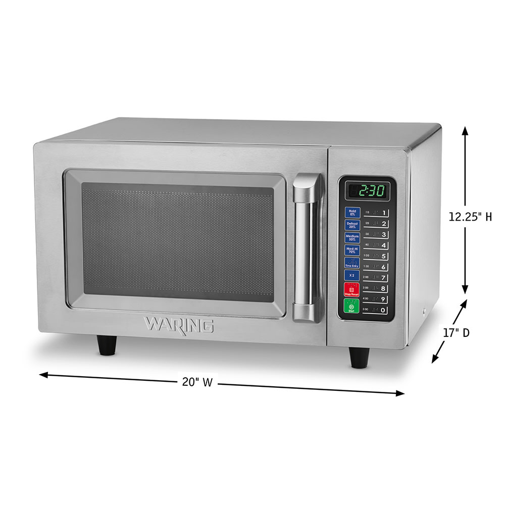 Waring WMO90 1000w Commercial Microwave w/ Touch Pad, 120v/1ph