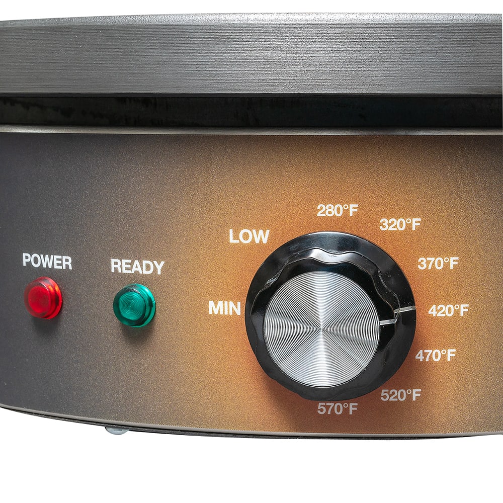 Waring WSC160X Crepe Maker w/ 16" Cast Iron Cook Surface & Adjustable