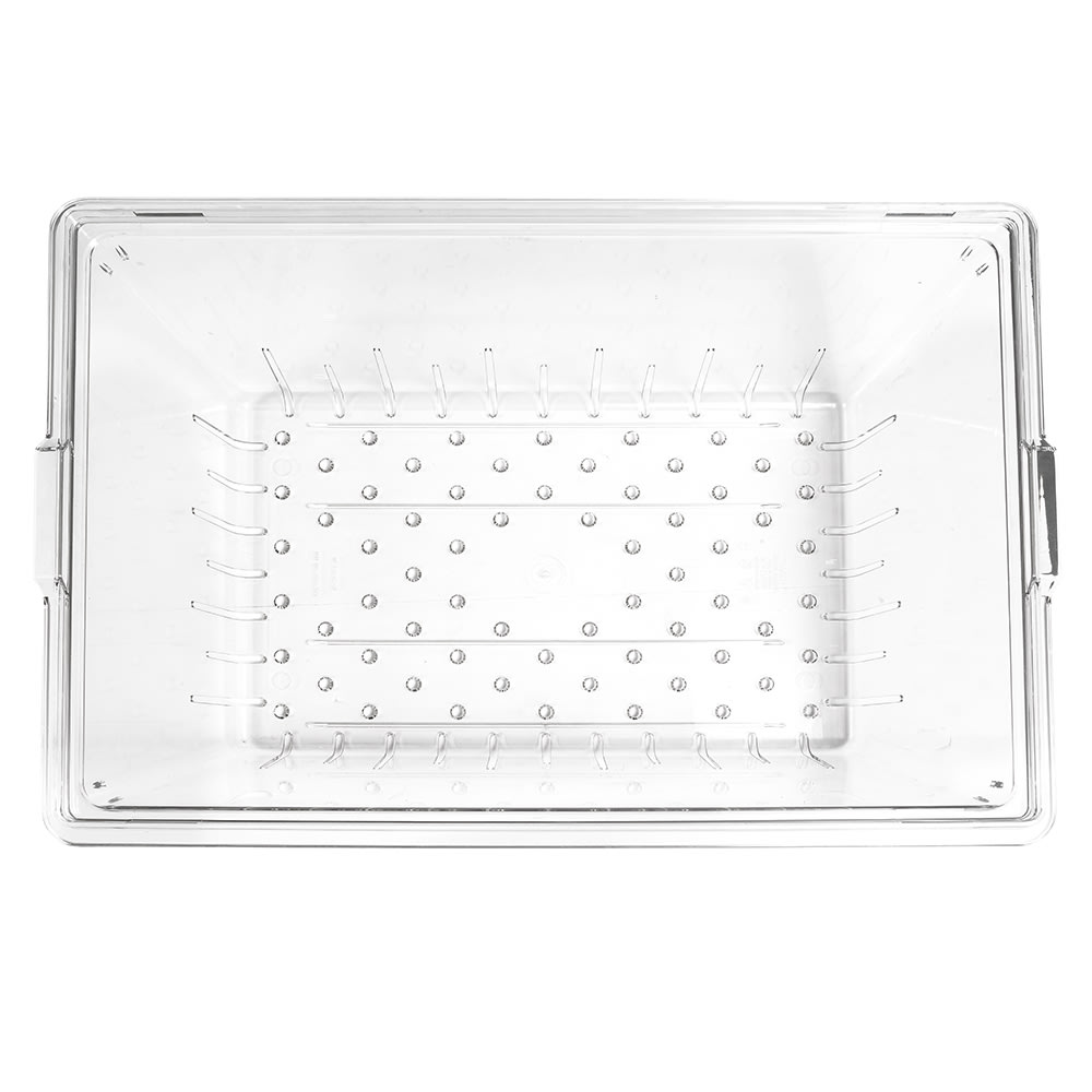 Cambro 18268CLRCW135 Camwear Colander Full Size, 8"D, Clear