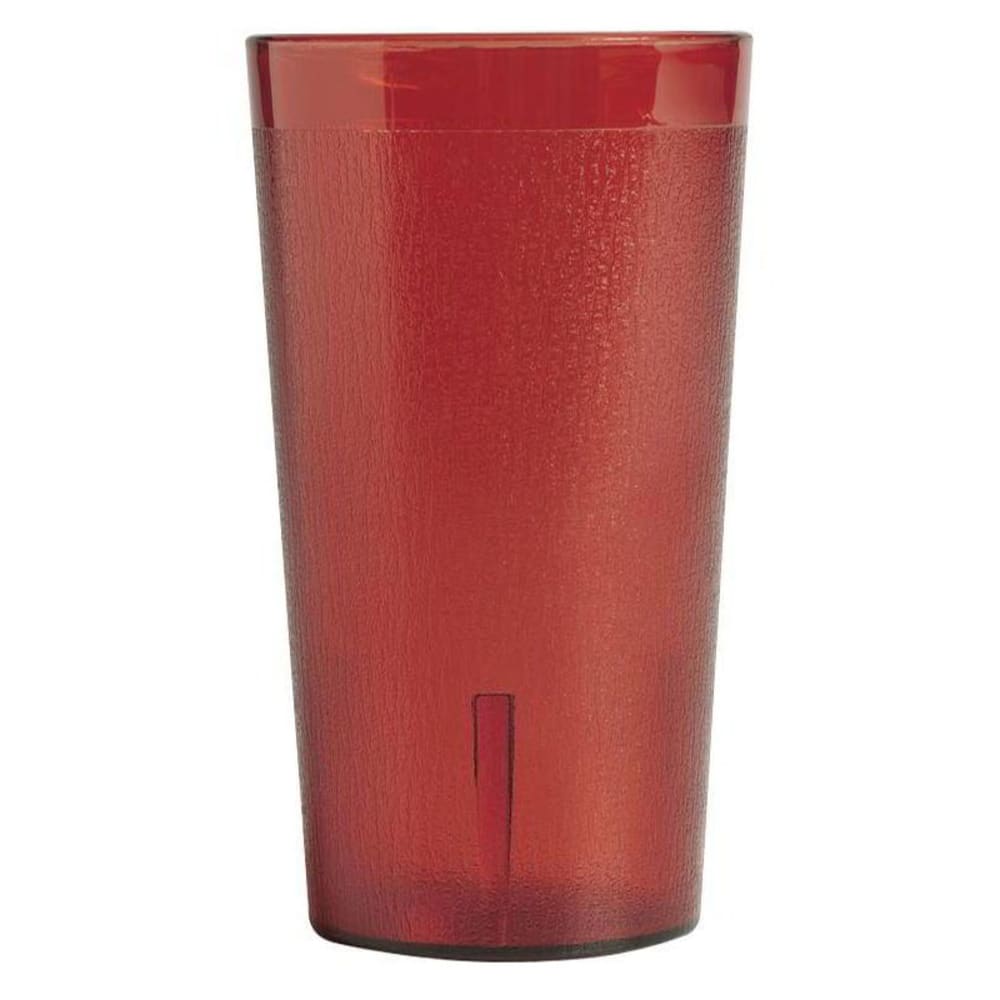 Choice 20 oz. Clear San Plastic Pebbled Tumbler - 12/Pack