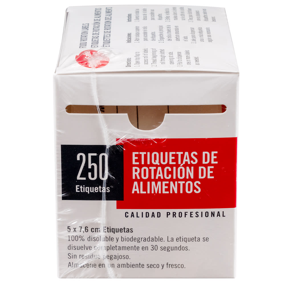 Cambro 23SLB250 StoreSafe Food Rotation Labels 2x3" (250 Per Roll)