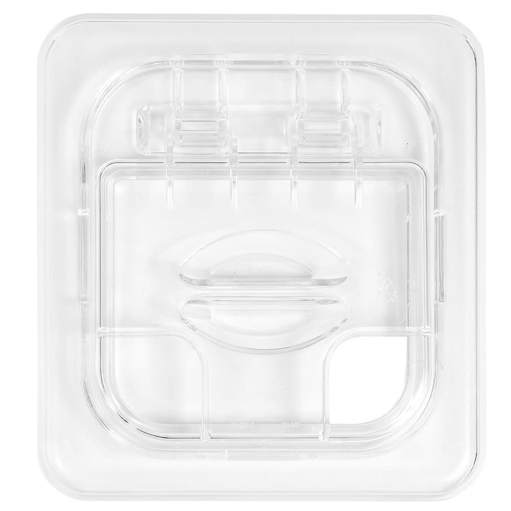 Cambro 60CWLN135-1/6 Size FlipLid® Hinged and Notched Cover Lot of 6 