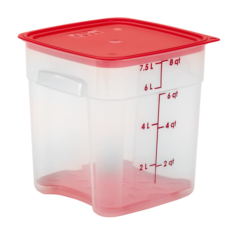 11951-307 - Squares Polycarbonate Food Storage Containers & Lids