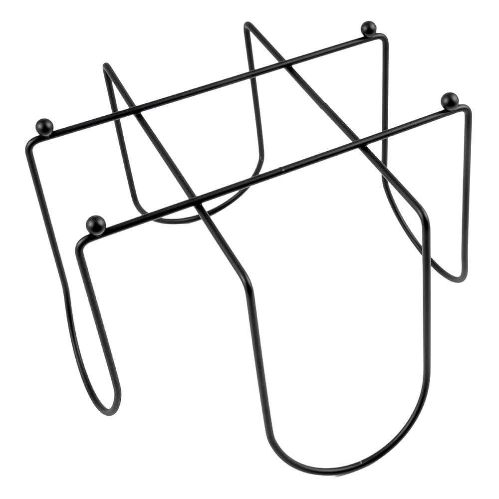 CalMil 1236 9 1/2" Countertop Plate Holder Iron, Black