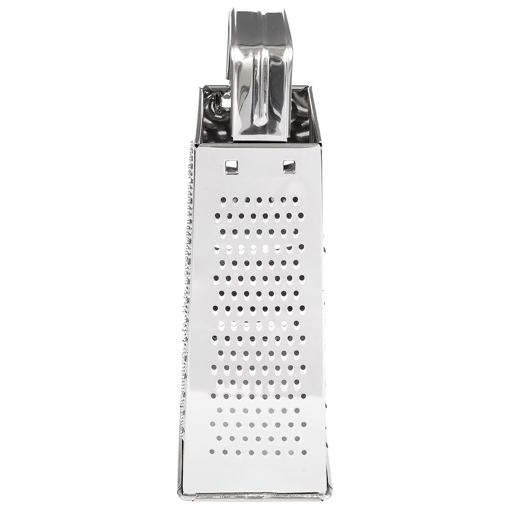 Browne 3199 Square Cheese Grater, 2 Grating & 2 Slicing Surfaces, Stainless