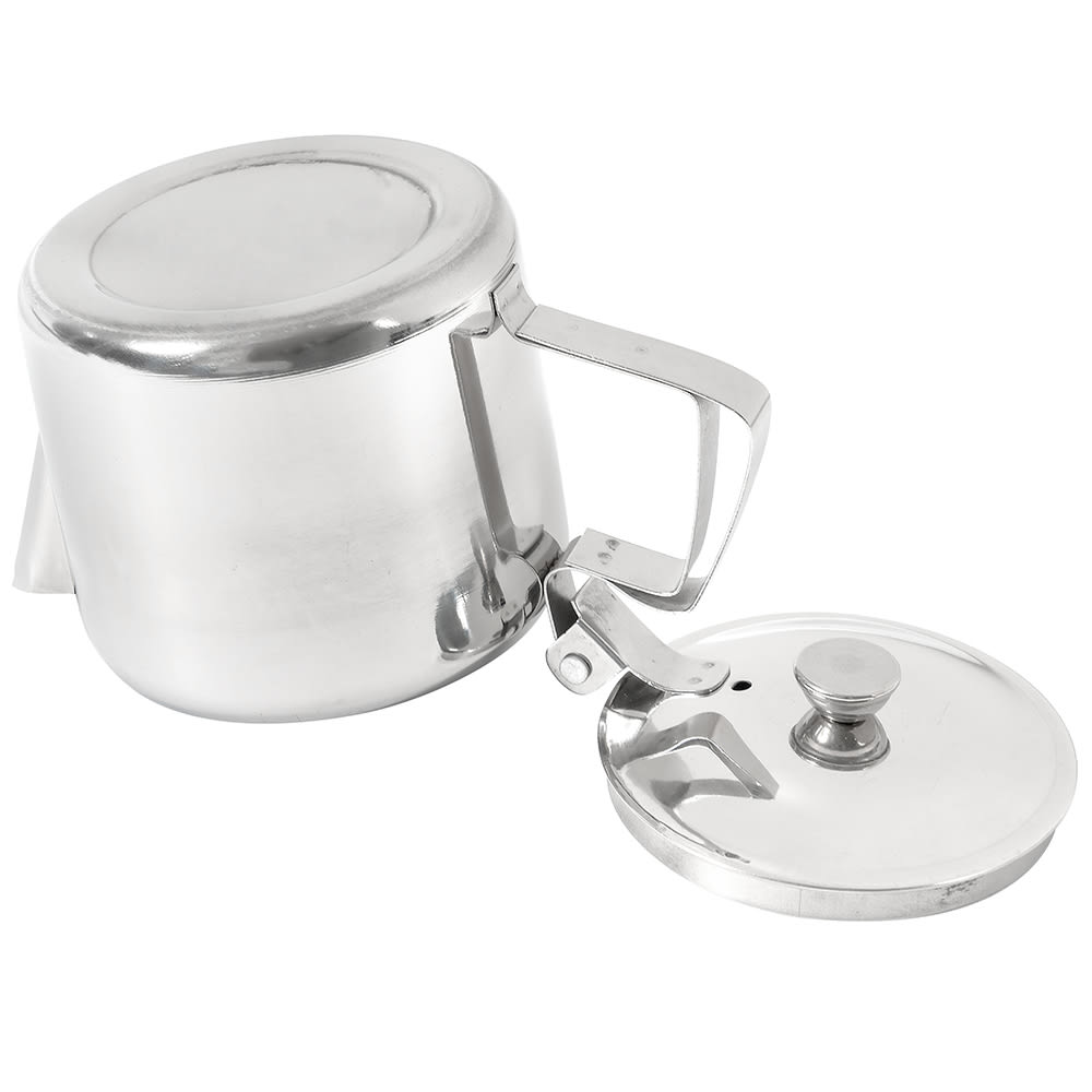 Browne 515000 Economy Teapot, 12 oz, Stainless Steel