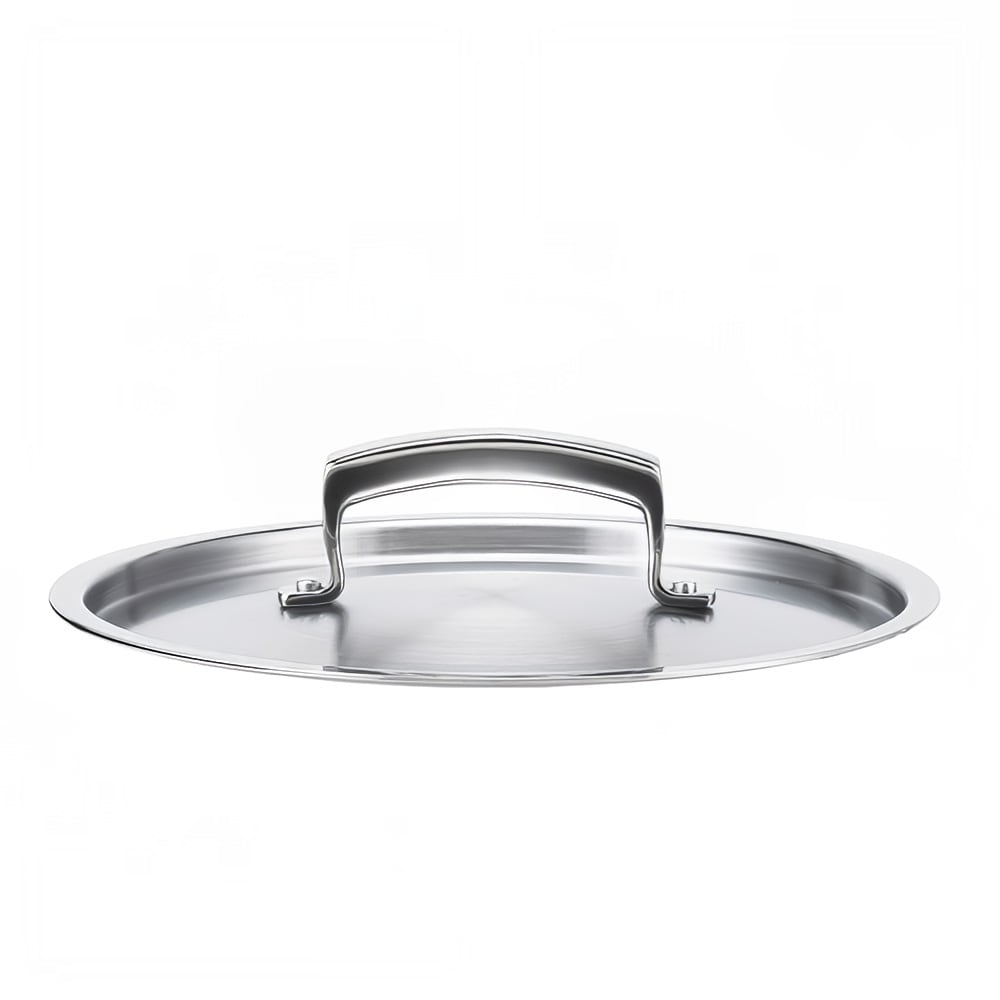 Winco WKCS-15 15-3/8 Stainless Steel Wok Cover with Handle