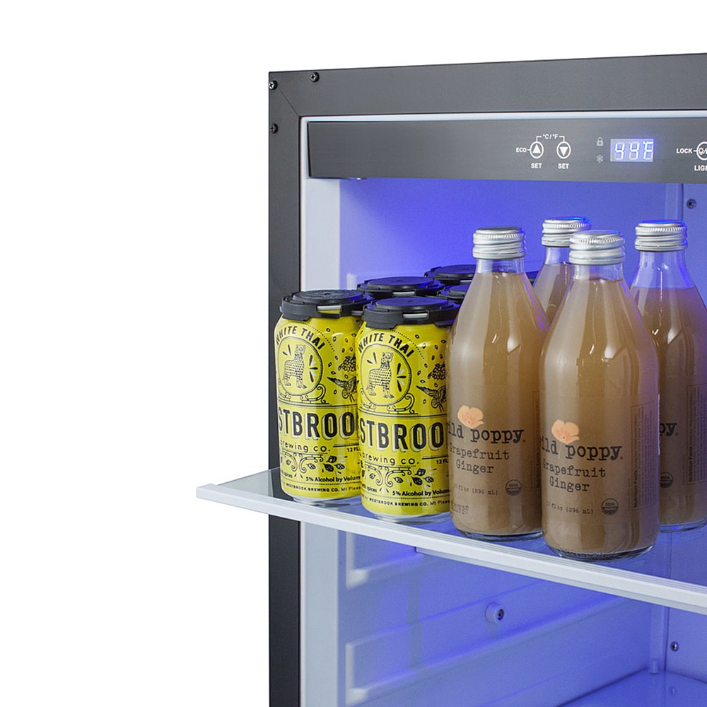 Summit AL55 23 1/2" W Undercounter Refrigerator w/ (1) Section & (1