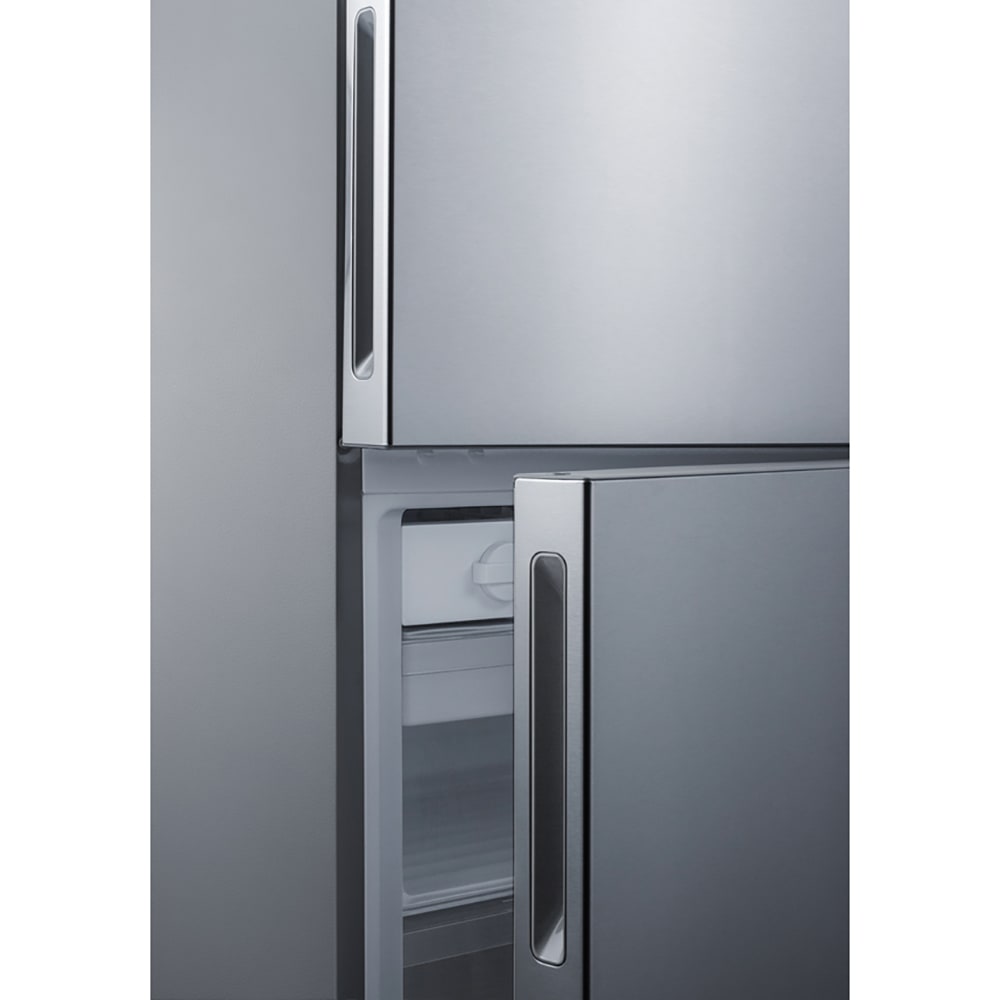 Summit FFBF279SSXIM 14.6 cu ft Compact Refrigerator Freezer w/ Ice Maker Stainless, 115v