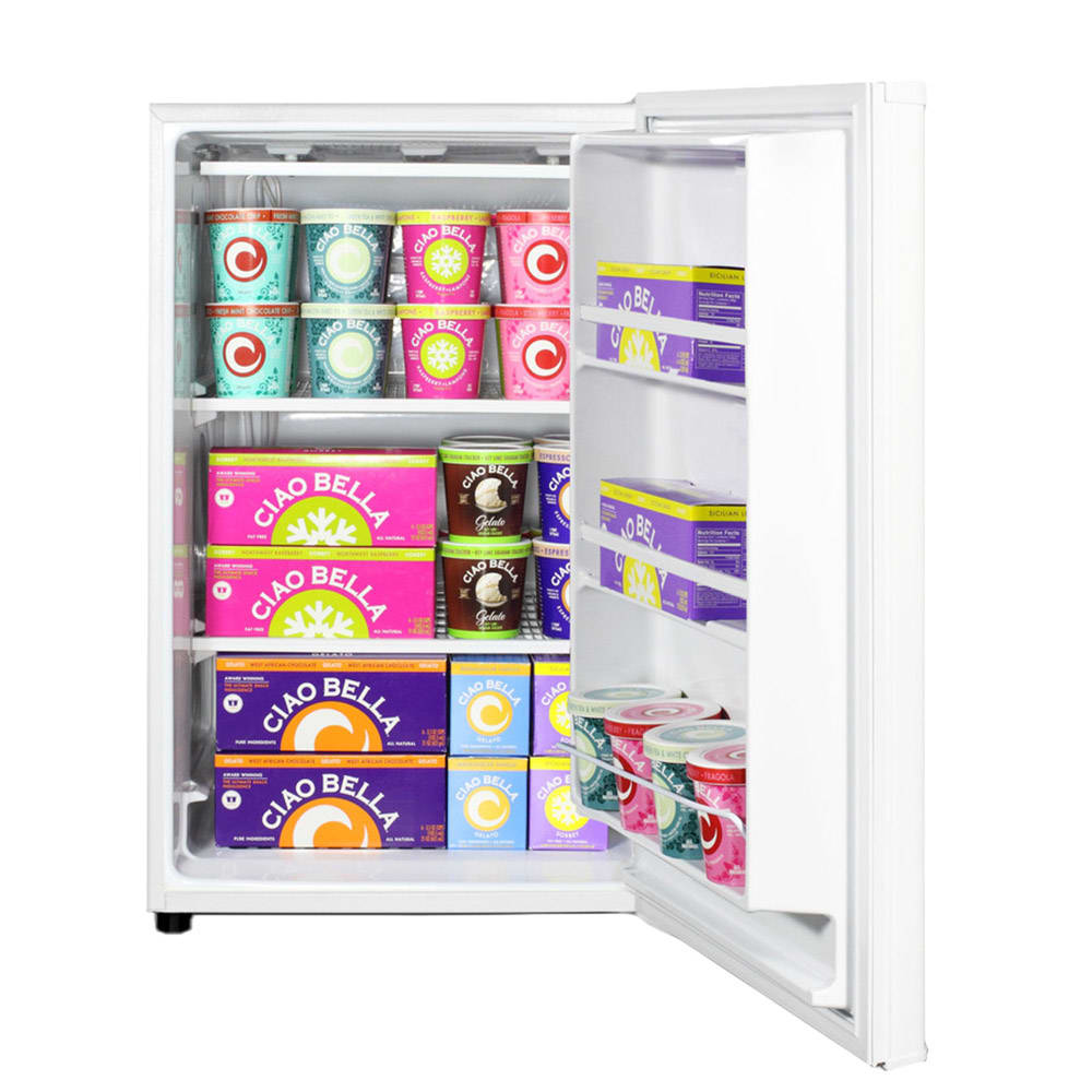 Summit FS605 22" W Upright Freezer Manual Defrost, White