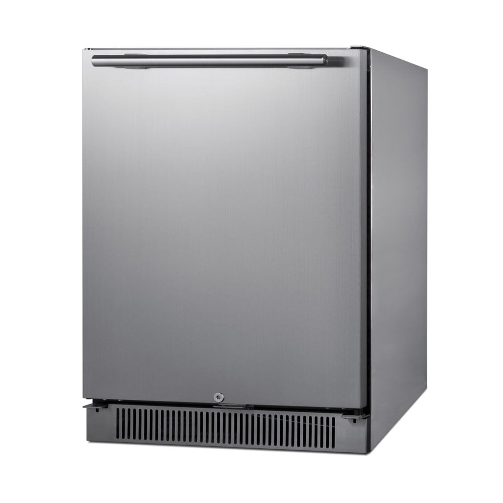 Summit SPR623OSCSS 24" Undercounter Outdoor Refrigerator w/ (1) Section & (1) Door, Stainless