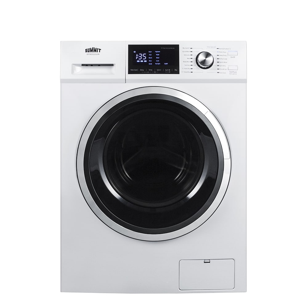 Summit SPWD2202W 2.7 cu ft Front Load Washer/Dryer Combo w/ Glass Door