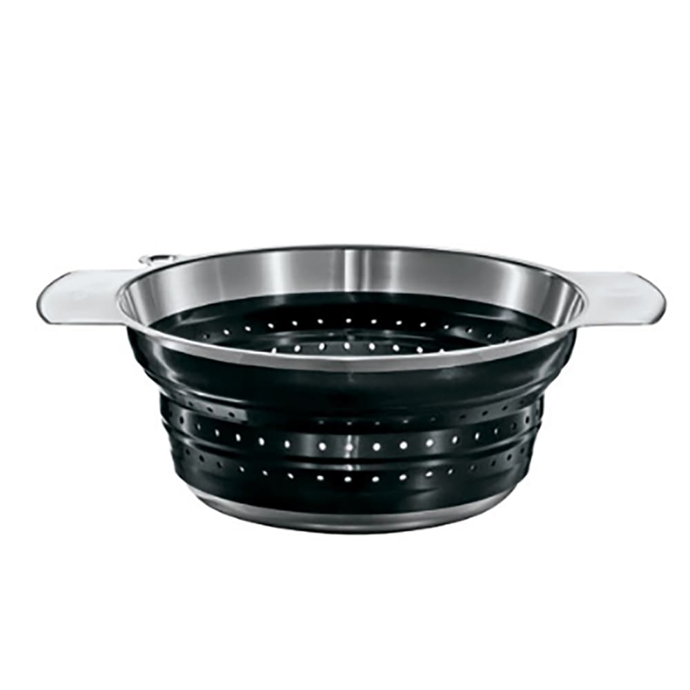 Rosle 16124 9.4-in Collapsible Colander, Stainless Steel,