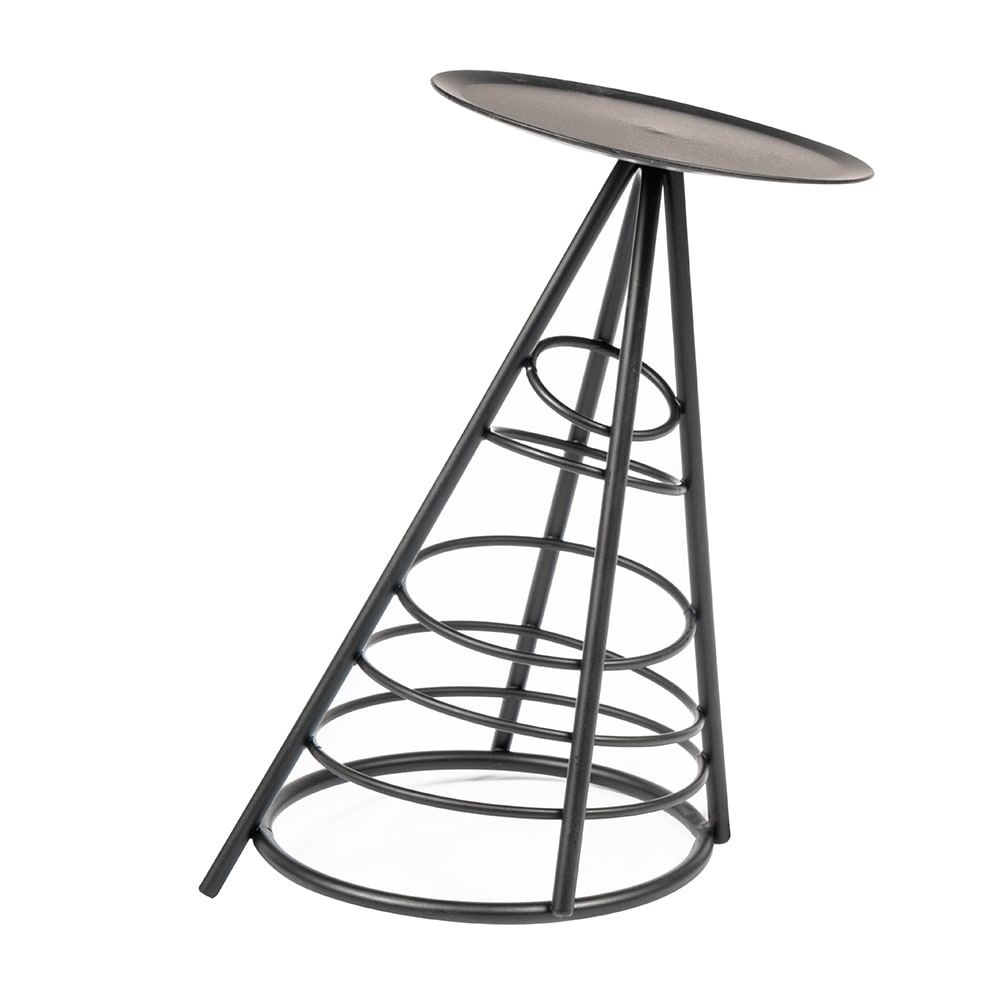 American Metalcraft FFB59 9 1/2" Conical French Fry Basket, Wrought Iron/Black