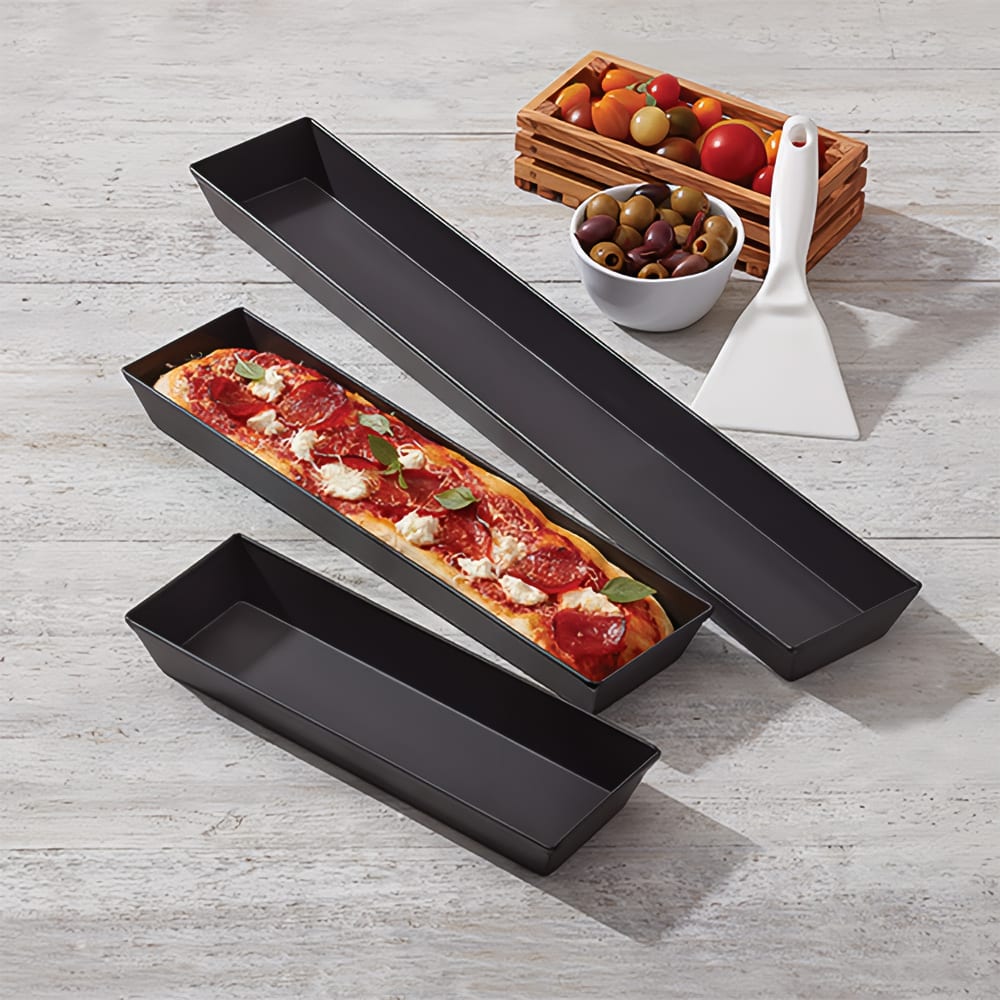 American Metalcraft HCLP12 Rectangular Deep Dish Pizza Pan 12" x 4", Aluminum