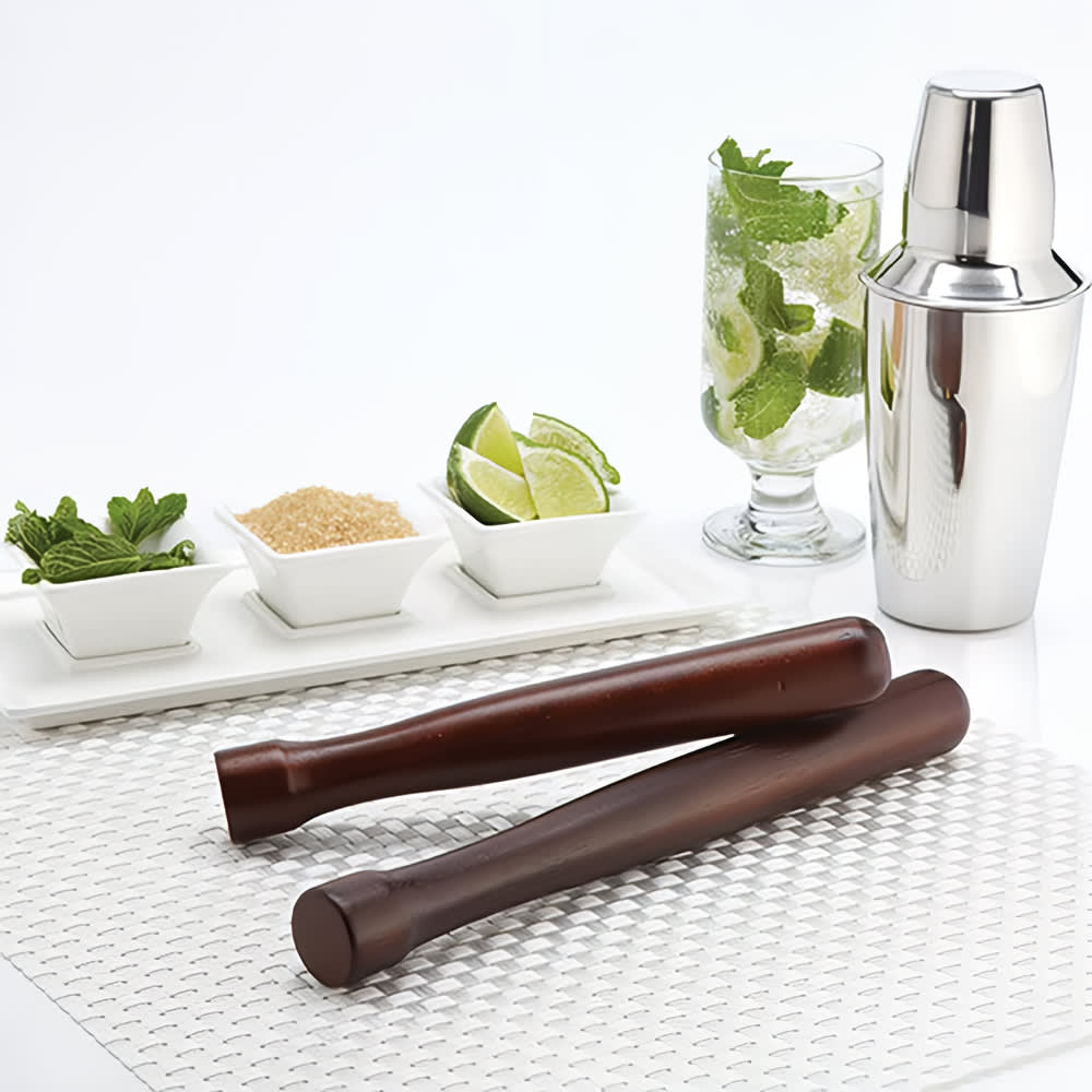 American Metalcraft M888 8" Muddler, Wood