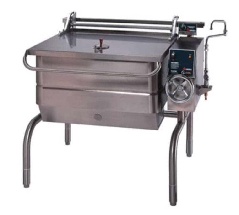 Groen BPM40G Eclipse Braising Pan, 40 Gallon, Manual Tilt, S/S, Gas