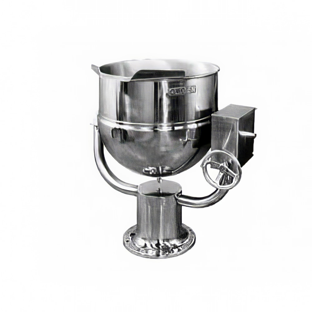 Groen Pt-40 40 Gallon Stainless Steel Stationary Steam Kettle With Lid SKU K2 for sale online 