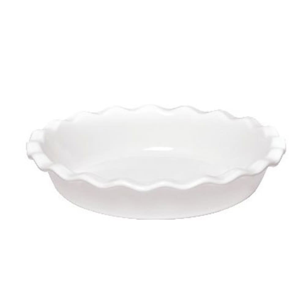 Emile Henry 116131 9" Round Ceramic Pie Dish w/ 1.4 qt Capacity, Flour