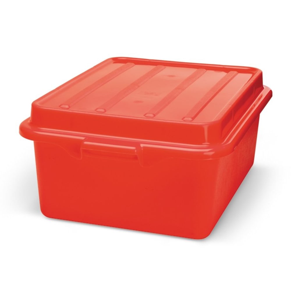 Vollrath 1500C02 SnapOn Food Storage Box Cover, Dishwasher Safe, Red