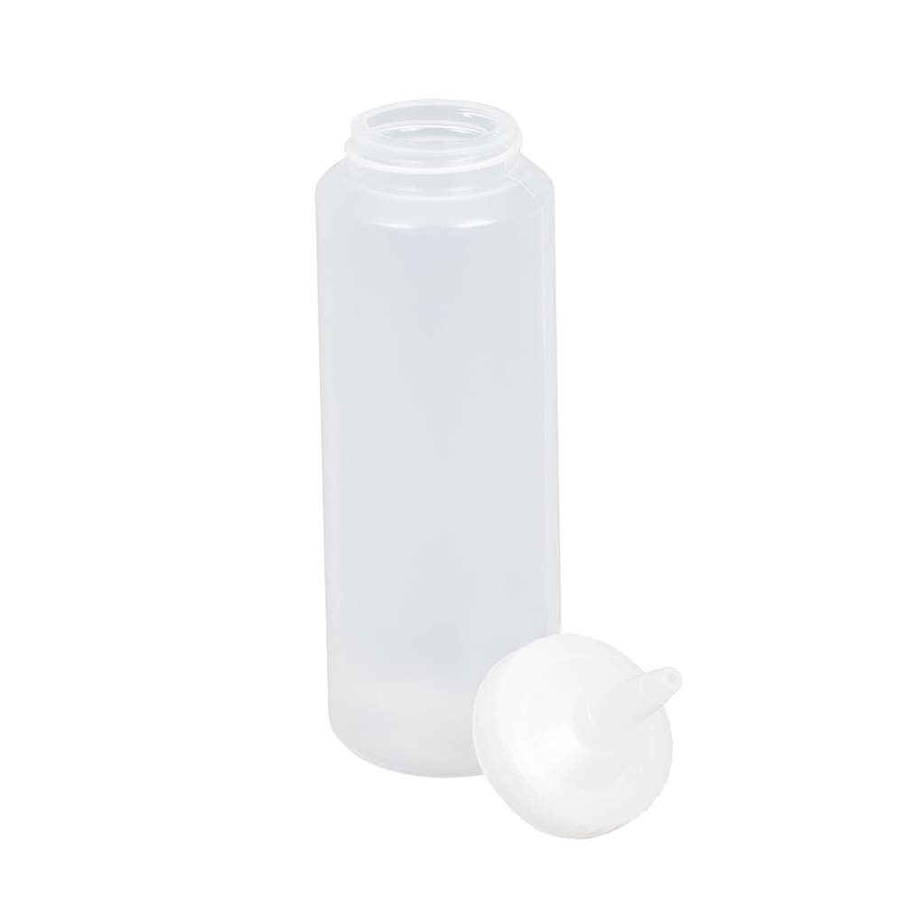 Vollrath 280813 8 oz Squeeze Dispenser Clear Cap, Clear