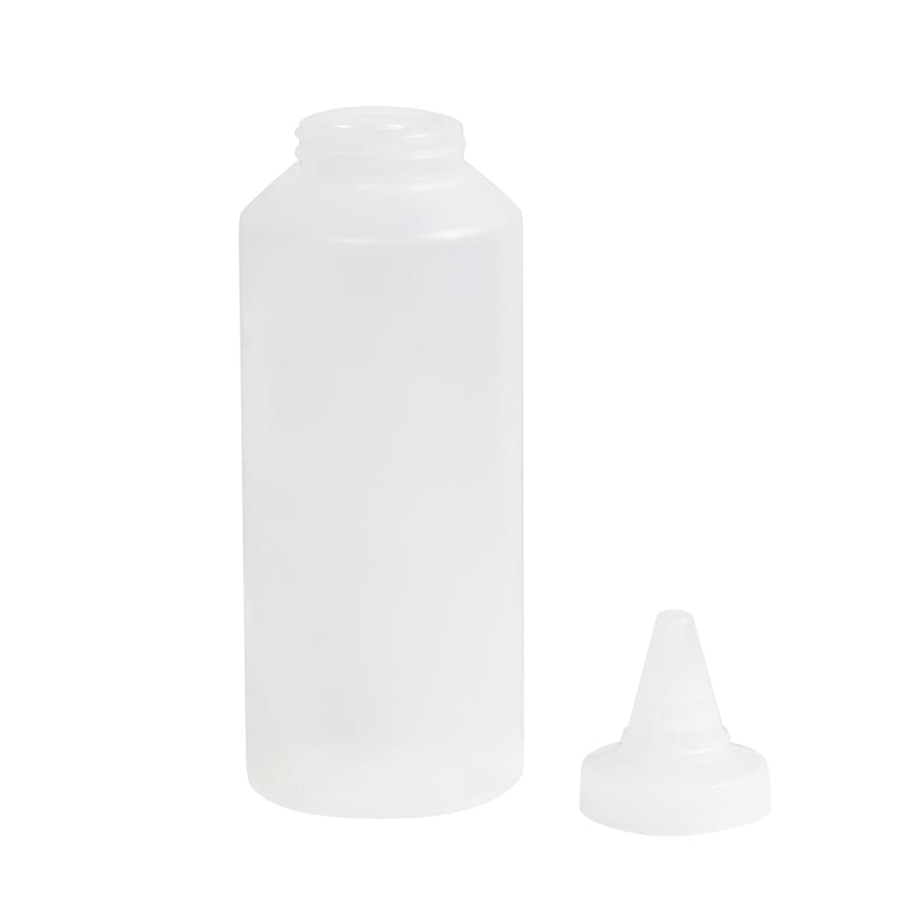 Vollrath 291213 Squeeze Bottle Dispenser Closeable Cap, Clear