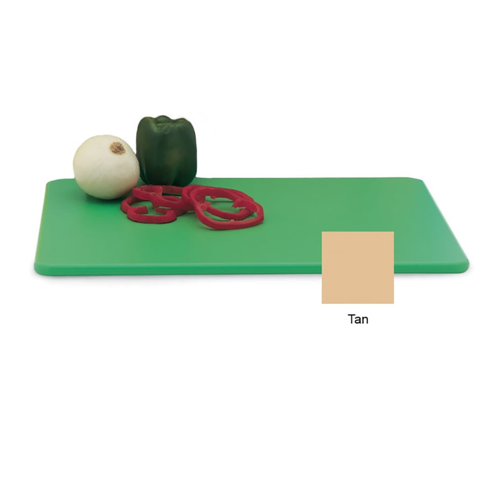 Commercial Green Plastic HDPE Cutting Board, NSF Certified - 18 x 12 x 1/2