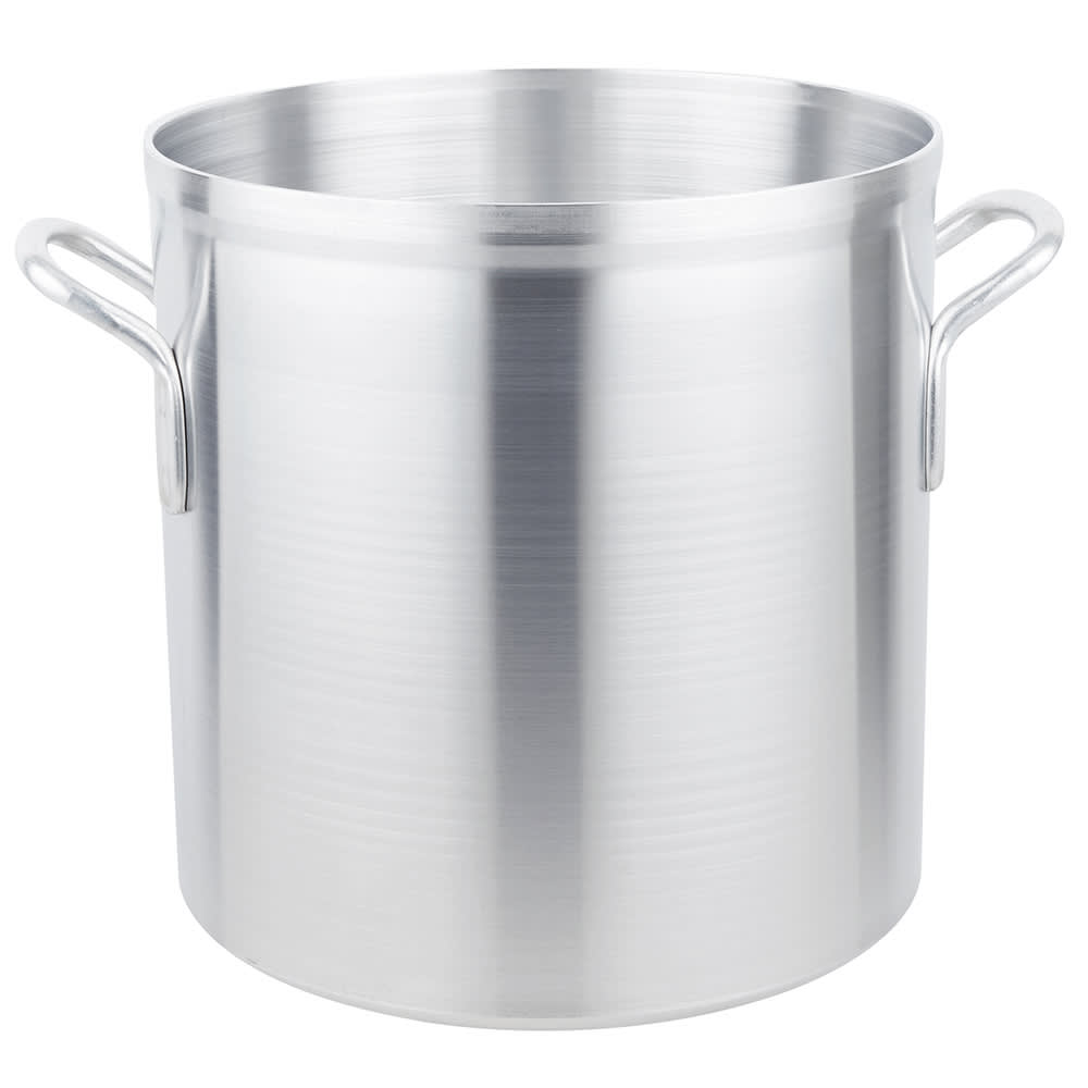 Vollrath Pentola Per Brodo 32 Quart – Alluminio, Manici Saldati, 30 Litri, Uso Professionale