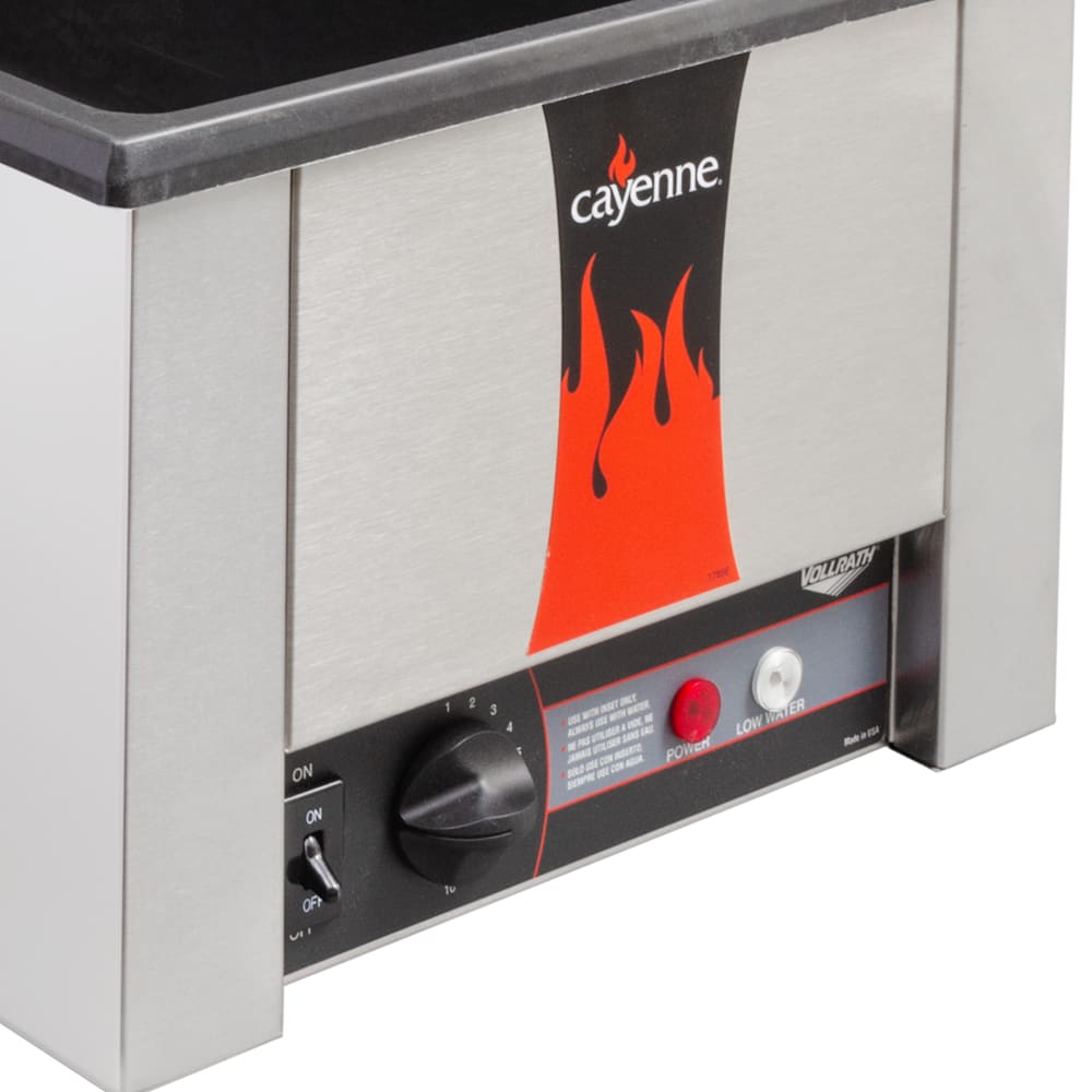 Vollrath 72050 Countertop Food Warmer Wet w/ (4) 1/3 Pan Wells, 120v