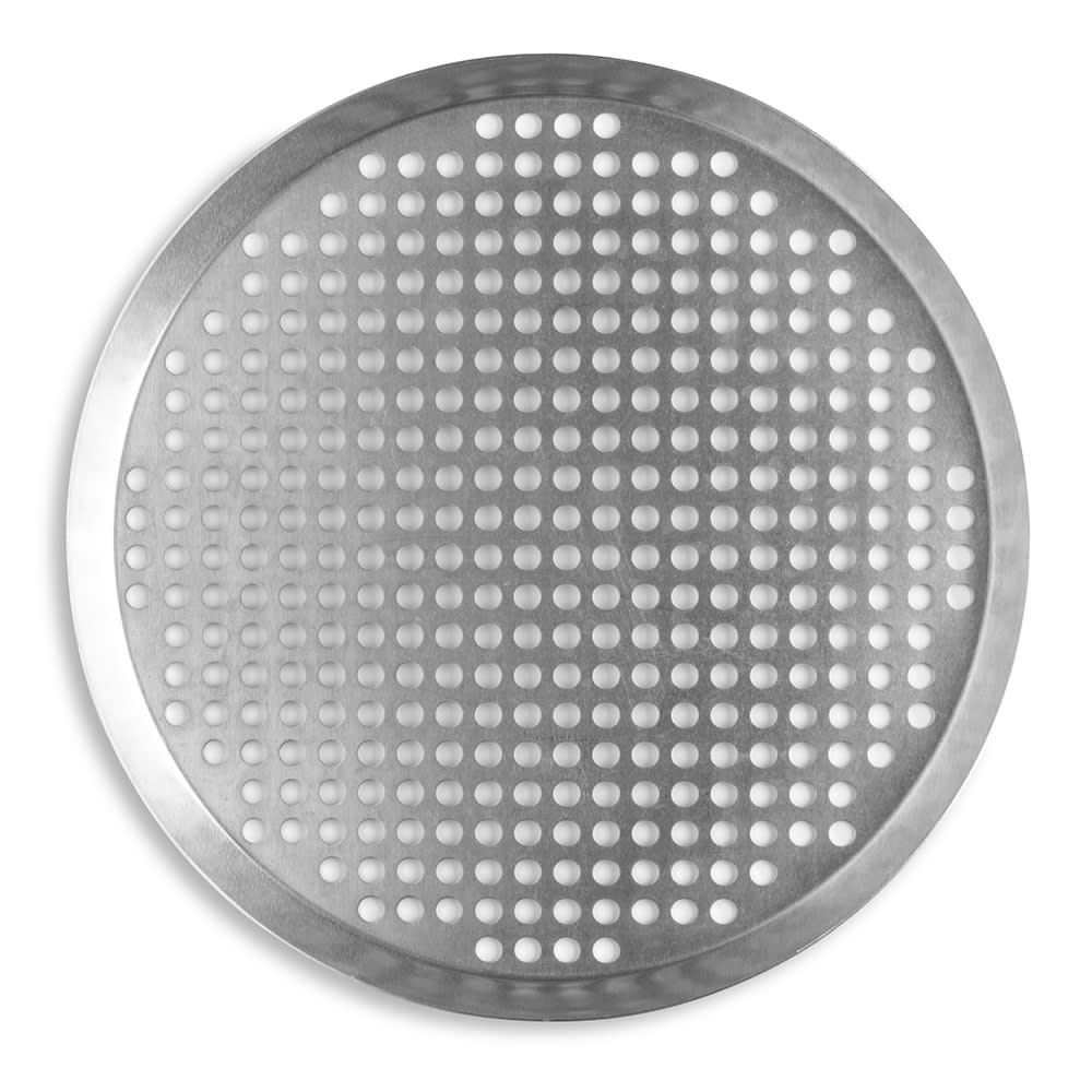 Winco APZT-18, 18-Inch Diameter, Wide-Rimmed Aluminum Pizza Pan