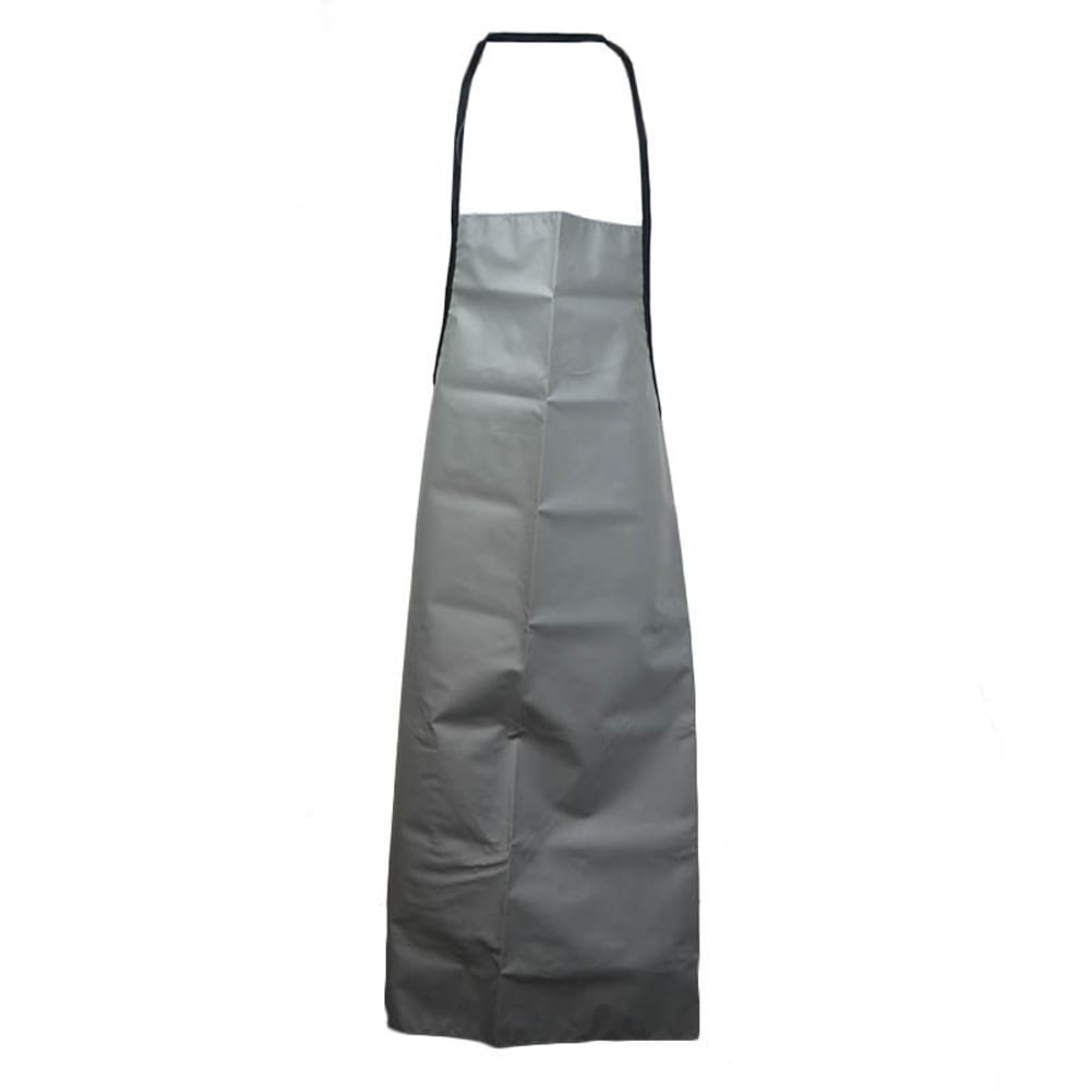 Intedge VDWA GR Heavy Duty Vinyl Dishwashing Apron w/ Removable Ties