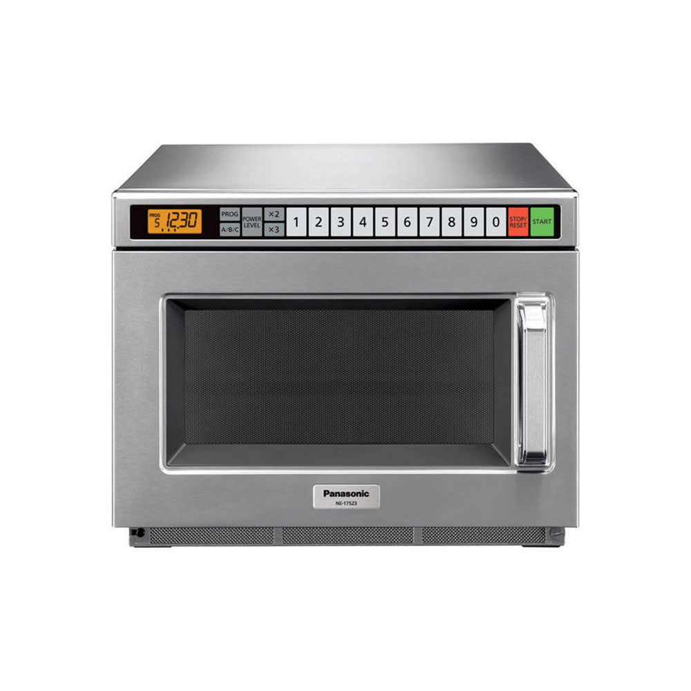 Panasonic NE-17523 1700w Commercial Microwave with Touch Pad, 208v/1ph