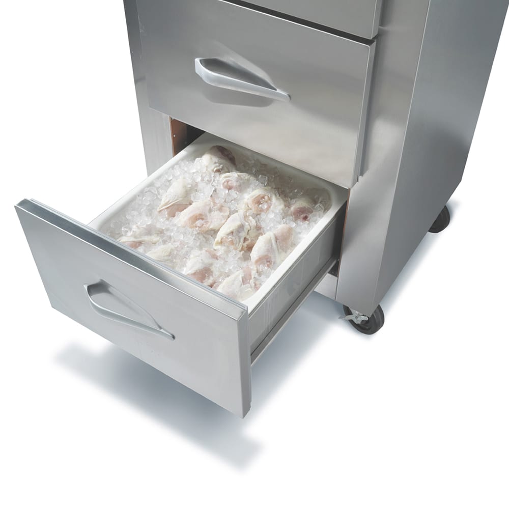 Traulsen RFS126N1 28" Poultry & Fish File Refrigerator w/ (1) Section