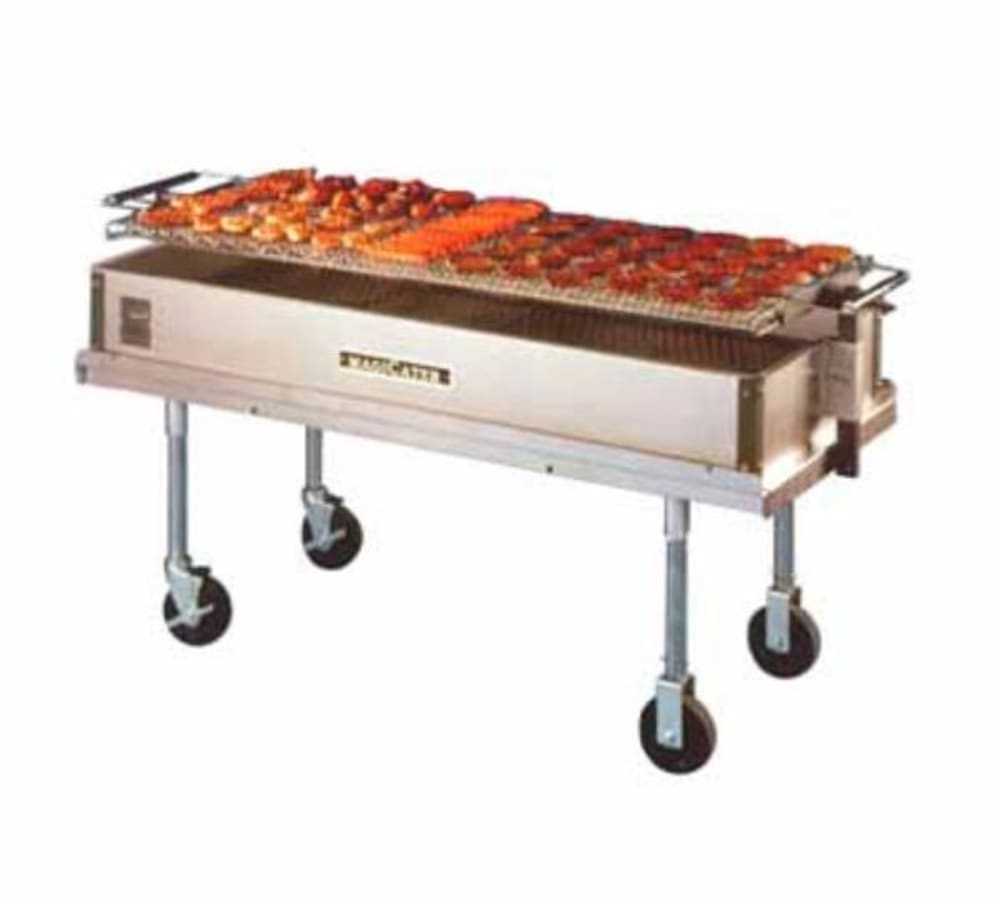 Magikitch'n CG60 60" Mobile Charcoal Commercial Outdoor Grill