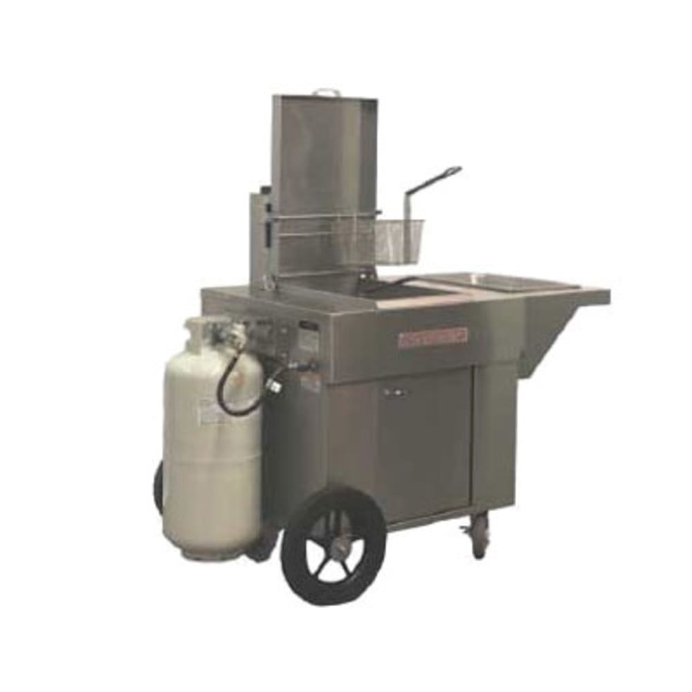 Magikitch'n MCF14 Outdoor Gas Fryer (1) 40lb Vat, Natural Gas