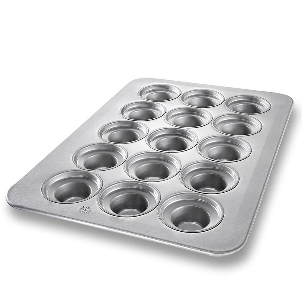 24 Cup Square Aluminized Steel Muffin Pan 4.4 oz.