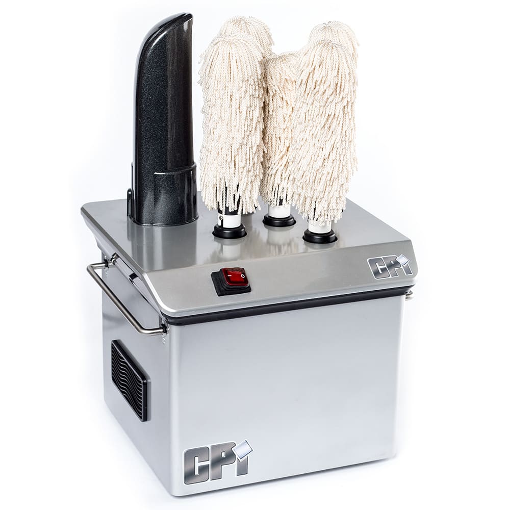 CPI GP5SILVER 5 Brush Stemware Dryer/Polisher (350) Glasses/hr