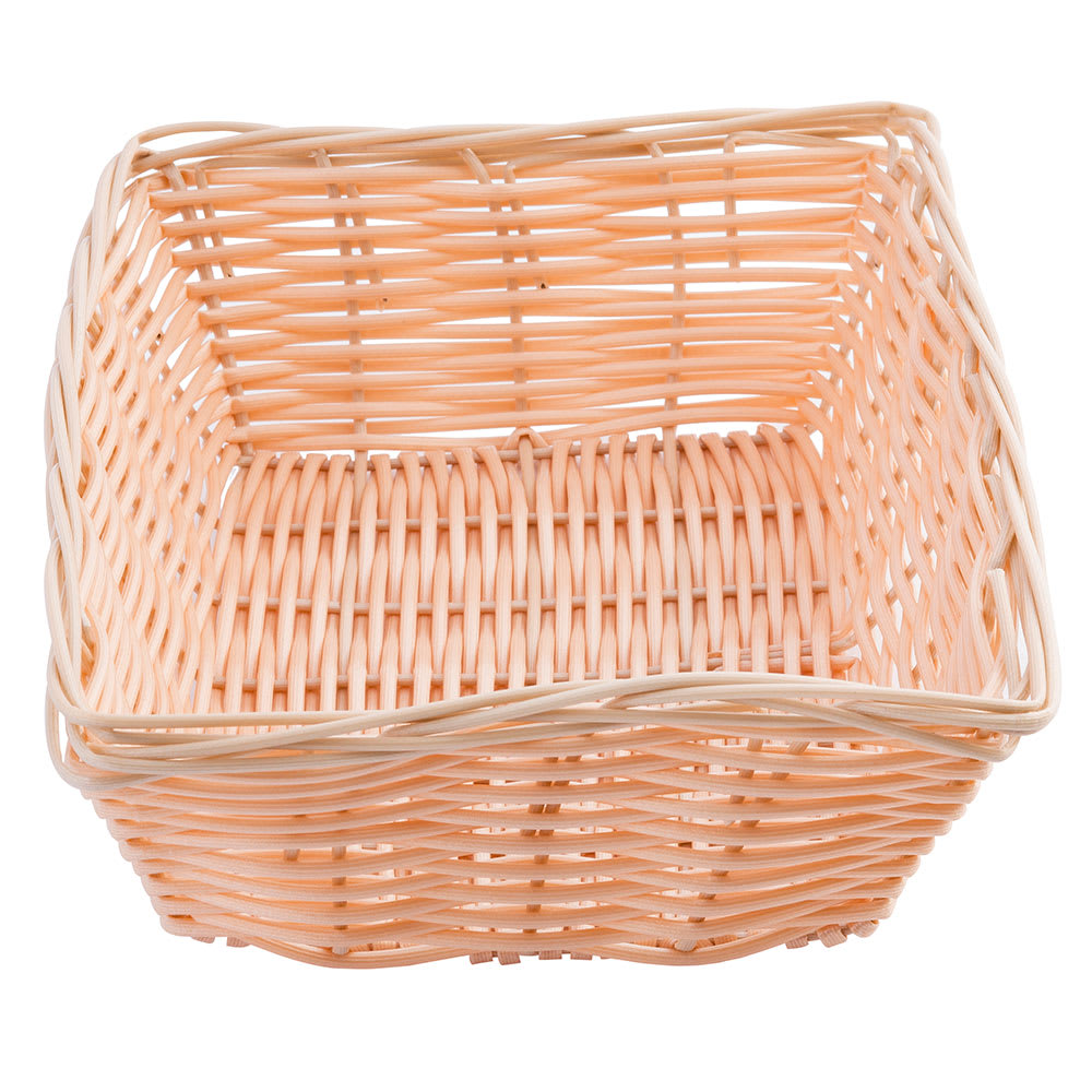 Tablecraft 1172W Handwoven Basket, 9" x 6" x 2 1/2", Rectangular, Natural
